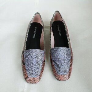 Donald J Pliner Deedee Snake Print Loafers